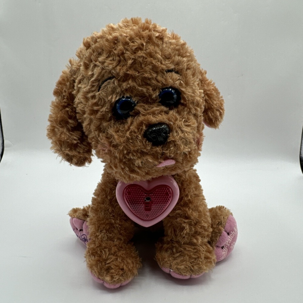 Cabbage Patch Kids 8" Adoptimals Labradoodle Dog Heart and Key 2015 CPK Plush